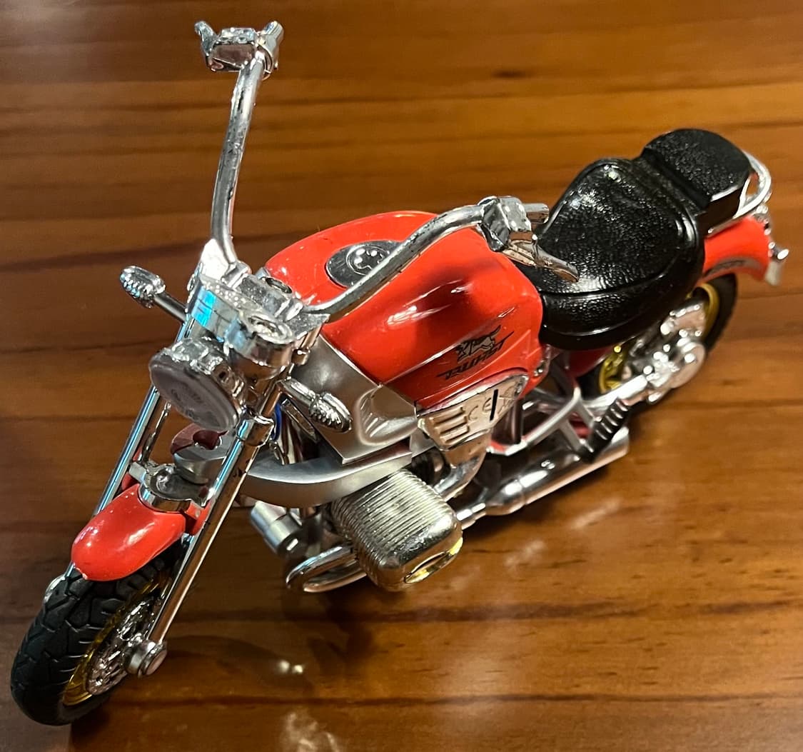 빈티지 레드오토바이모형 상품이미지2