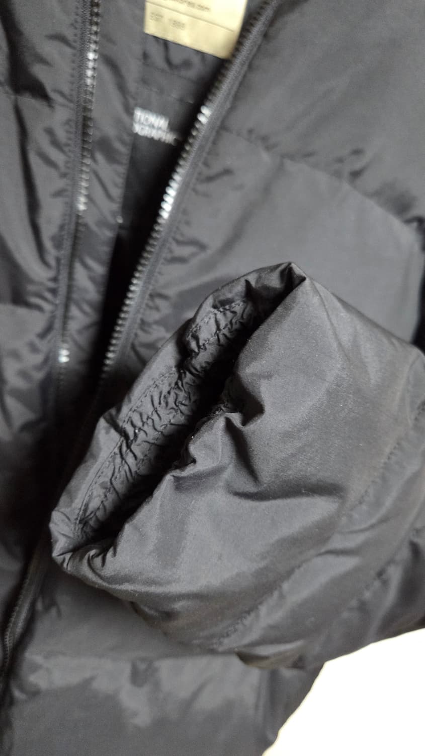 내셔널지오그래픽 검정 경량 패딩 상품이미지5