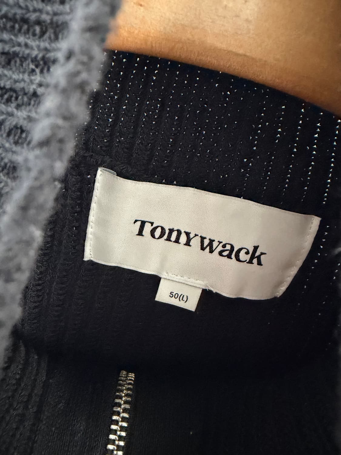 토니웩 토니웩니트 니트집업 상품이미지3