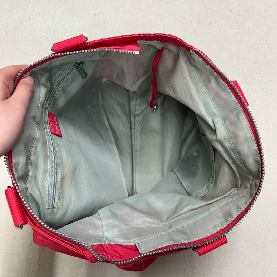 키플링 레드 숄더백 상품이미지6