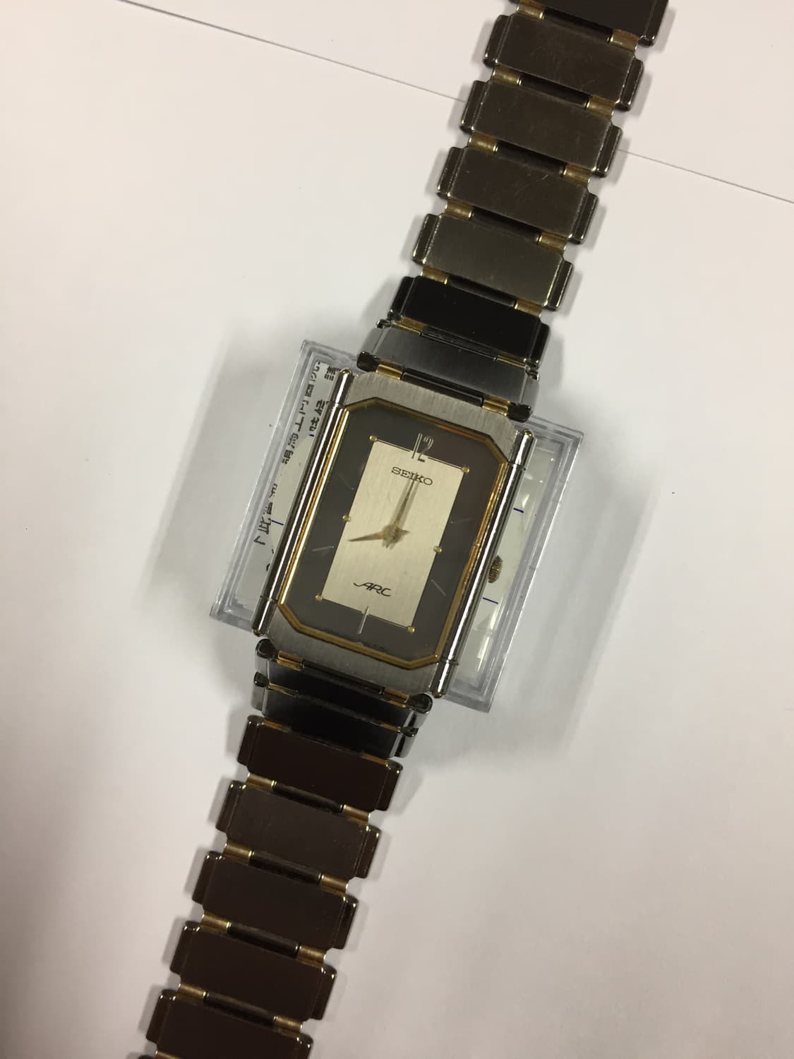80s seiko arc quatz tank 상품이미지7