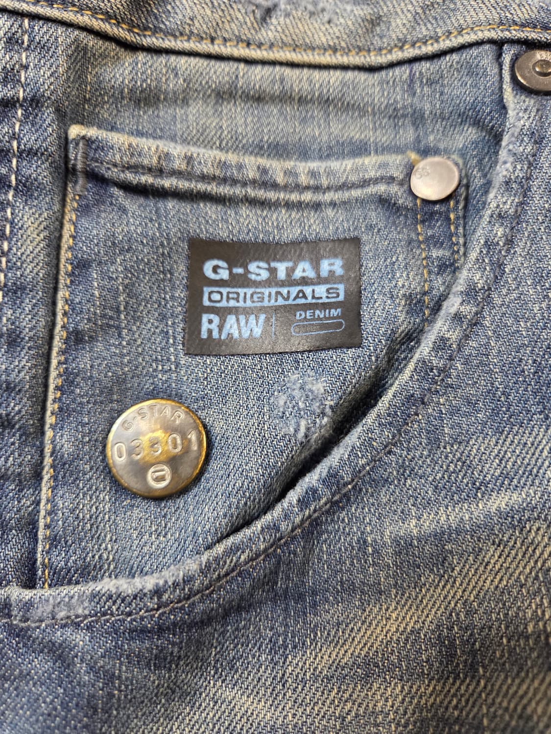 G-STAR ARC 3D루즈 테이퍼드 데님 진청(W29/L30) 상품이미지4