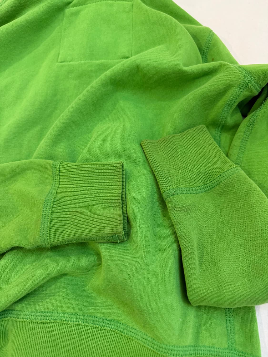 아베크롬비 딱붙핏 울프죠 폭스 퍼 후드집업 그린 상품이미지4