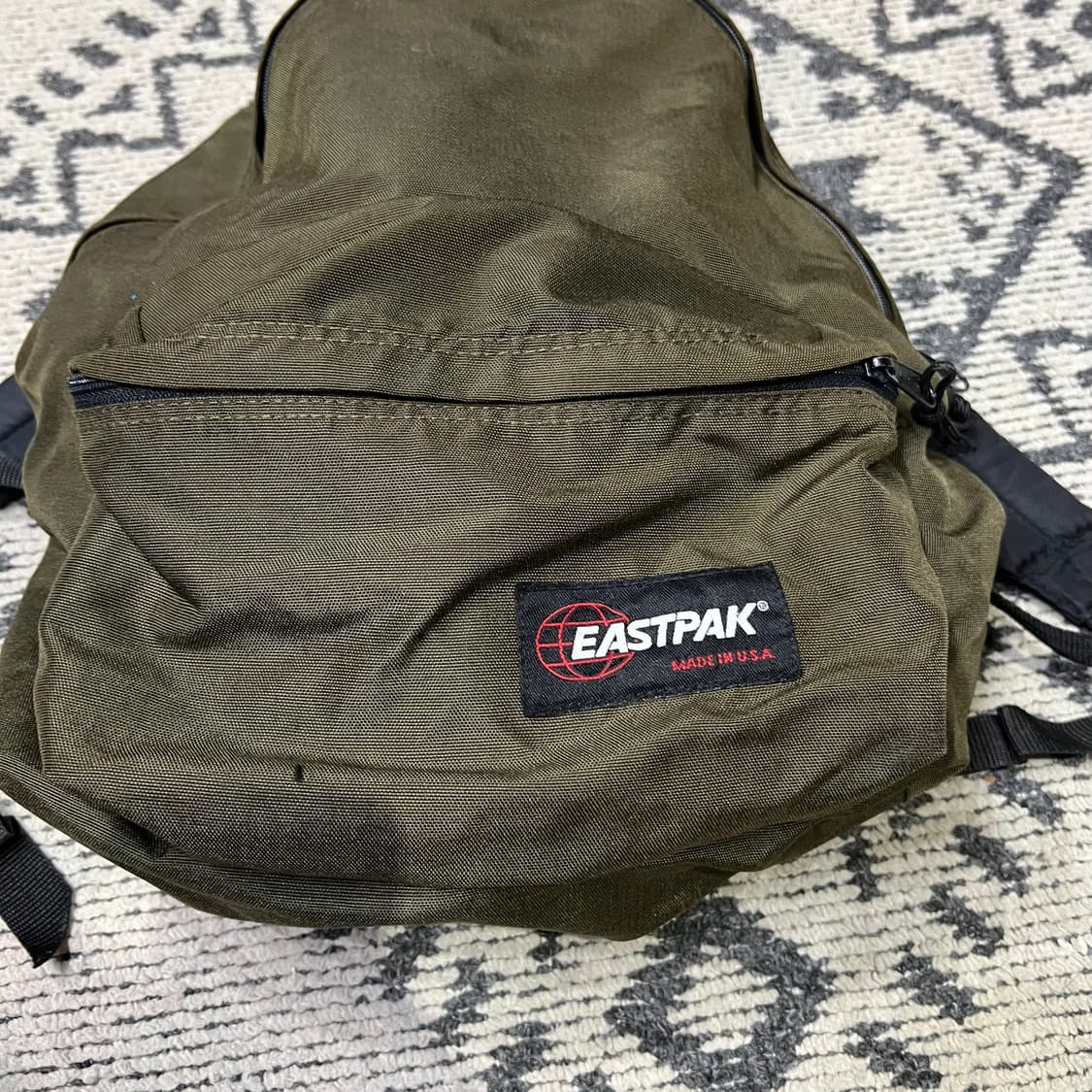 1990s Eastpak USA 이스트팩 올리브 백팩 상품이미지2
