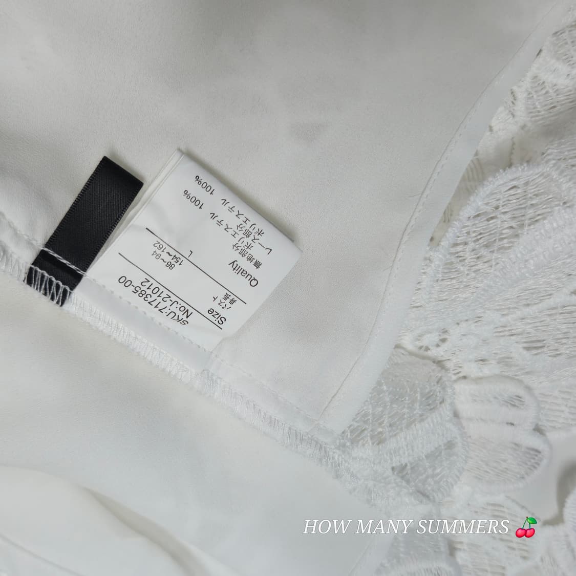 일본 빈티지 화이트 플라워 레이스 민소매 블라우스 여름 펀칭 자수 탑 상품이미지5