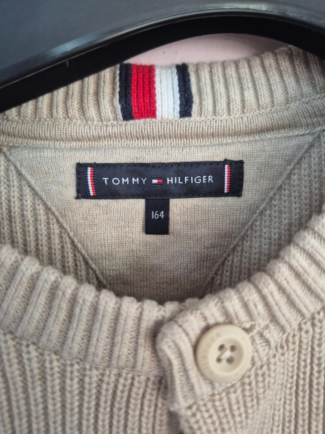 타미힐피거 헨리넥 니트 베이지 상품이미지7