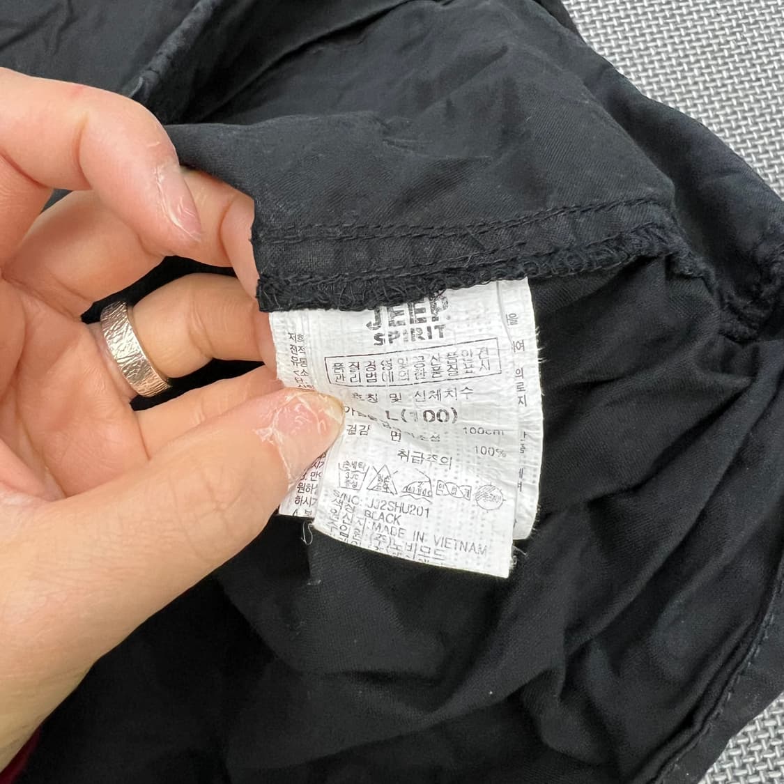 지프 블랙 셔츠자켓 상품이미지4