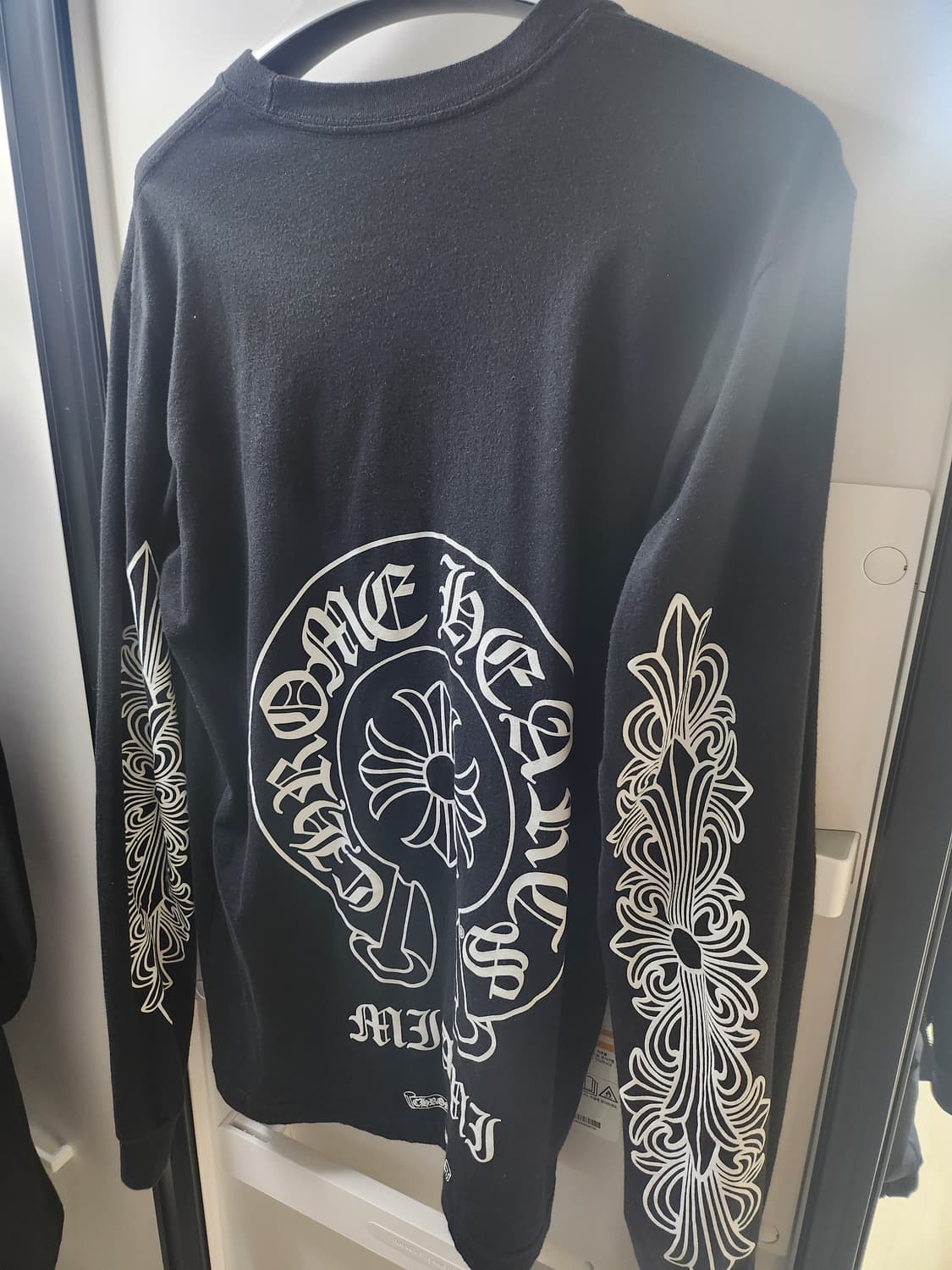 크롬하츠 홀스슈 플로랄 롱슬리브 m 상품이미지2