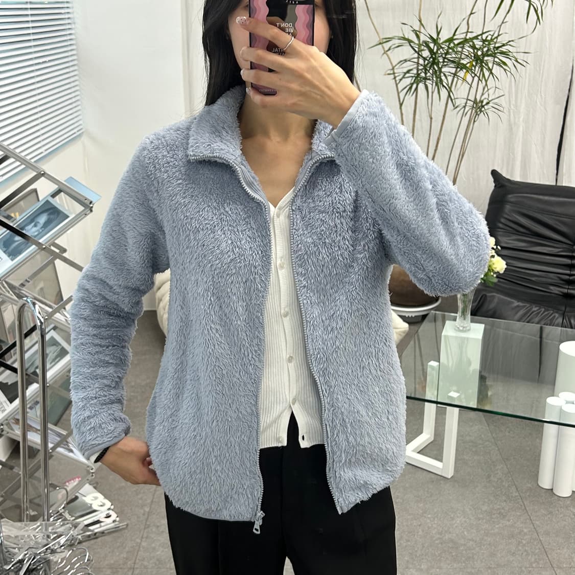 유니글로 플리스 후리스집업 상품이미지2