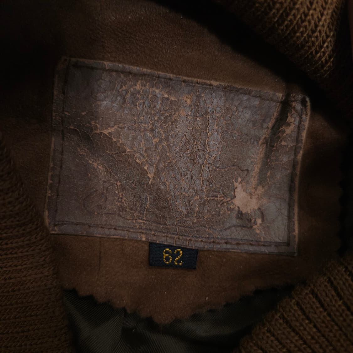 빈티지 양가죽 봄버 자켓 상품이미지5