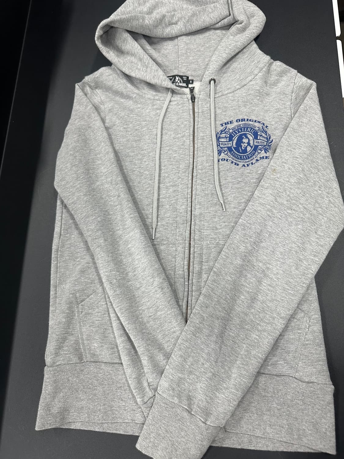 히스테릭 글래머 백로고 후드 집업 상품이미지4