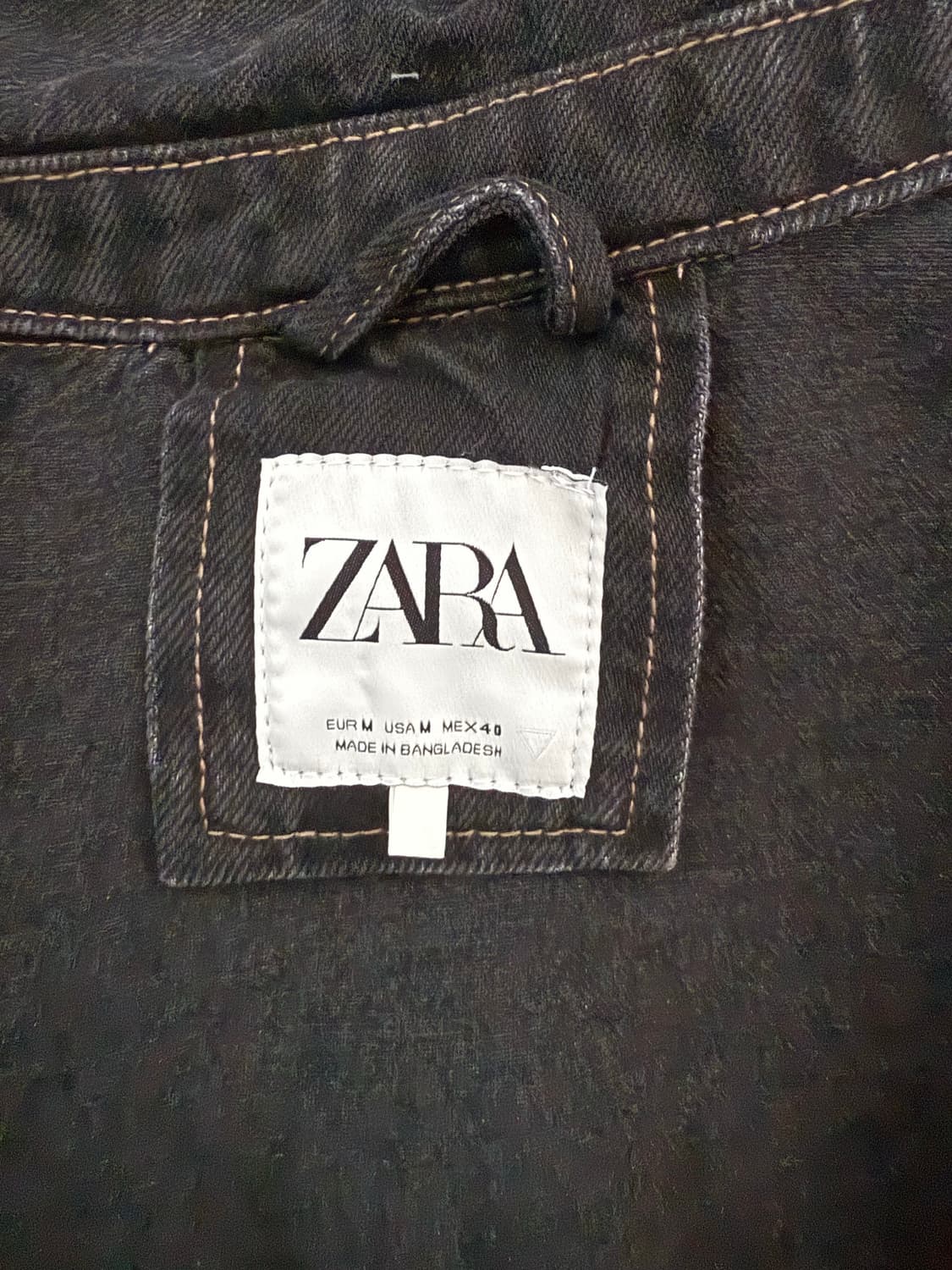 자라 데님 자켓 (M) 상품이미지4