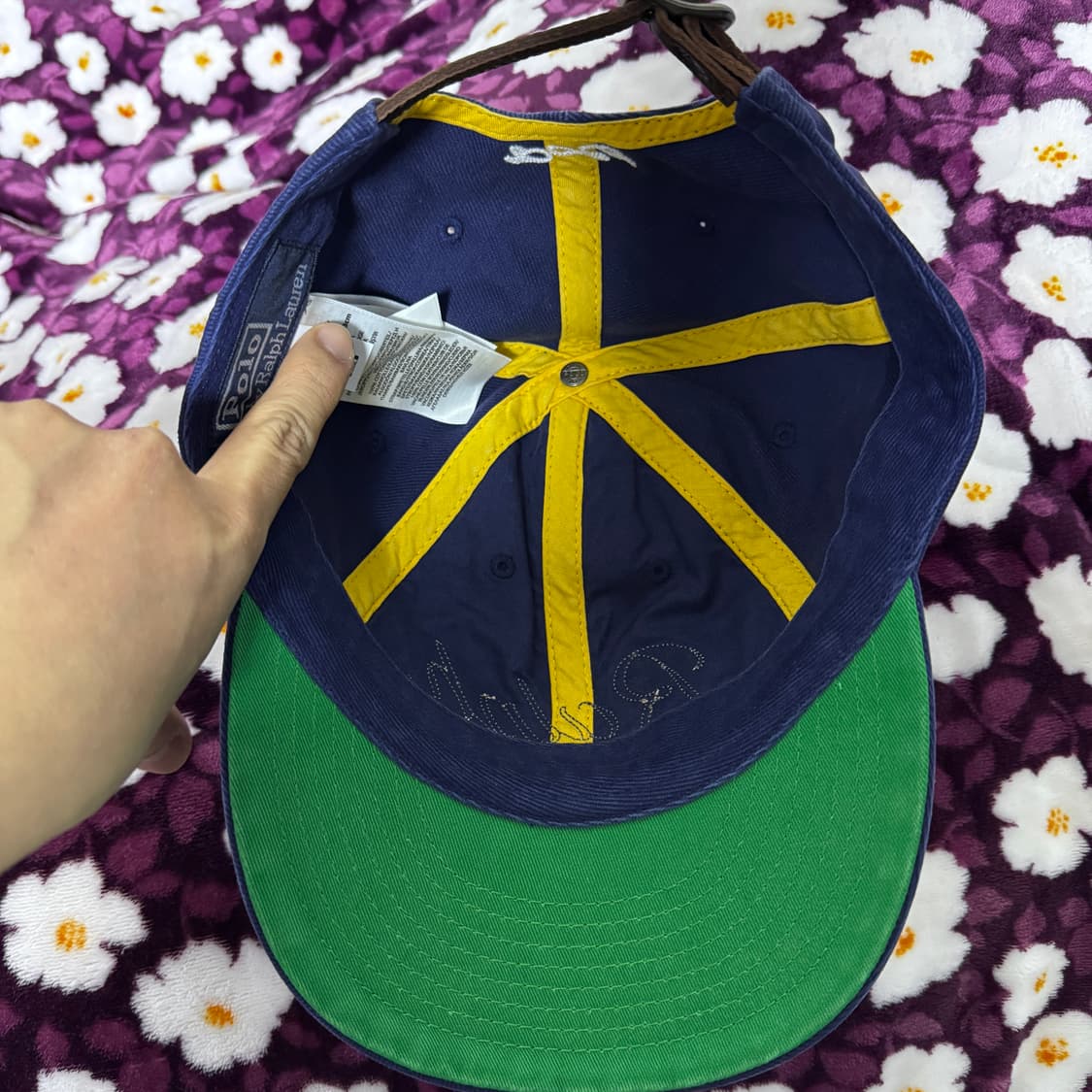 폴로 아플리케 트윌 볼캡 택제거 새상품 팝니다 상품이미지2