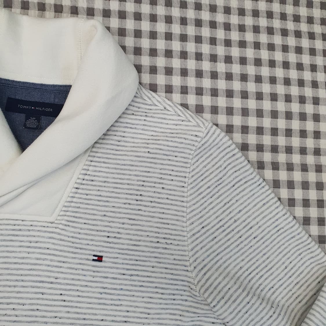 타미힐피거 숄카라 맨투맨 남자95 상품이미지3