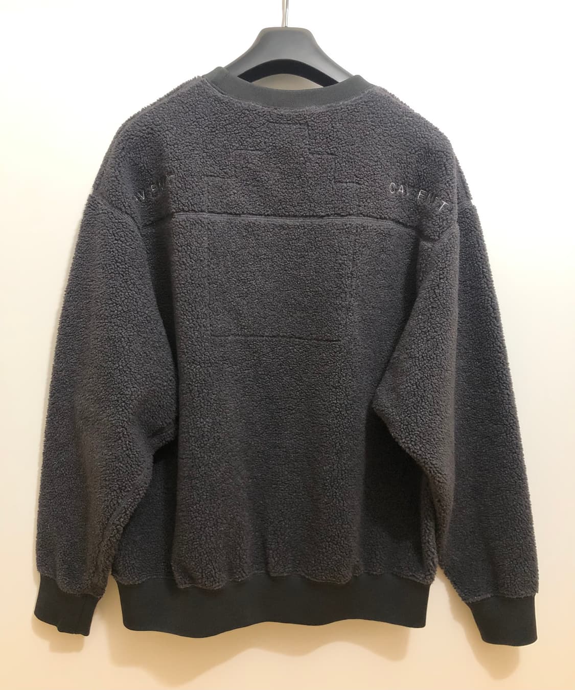 [L] SS16' 카브엠트 플리스 크루넥 챠콜 상품이미지3