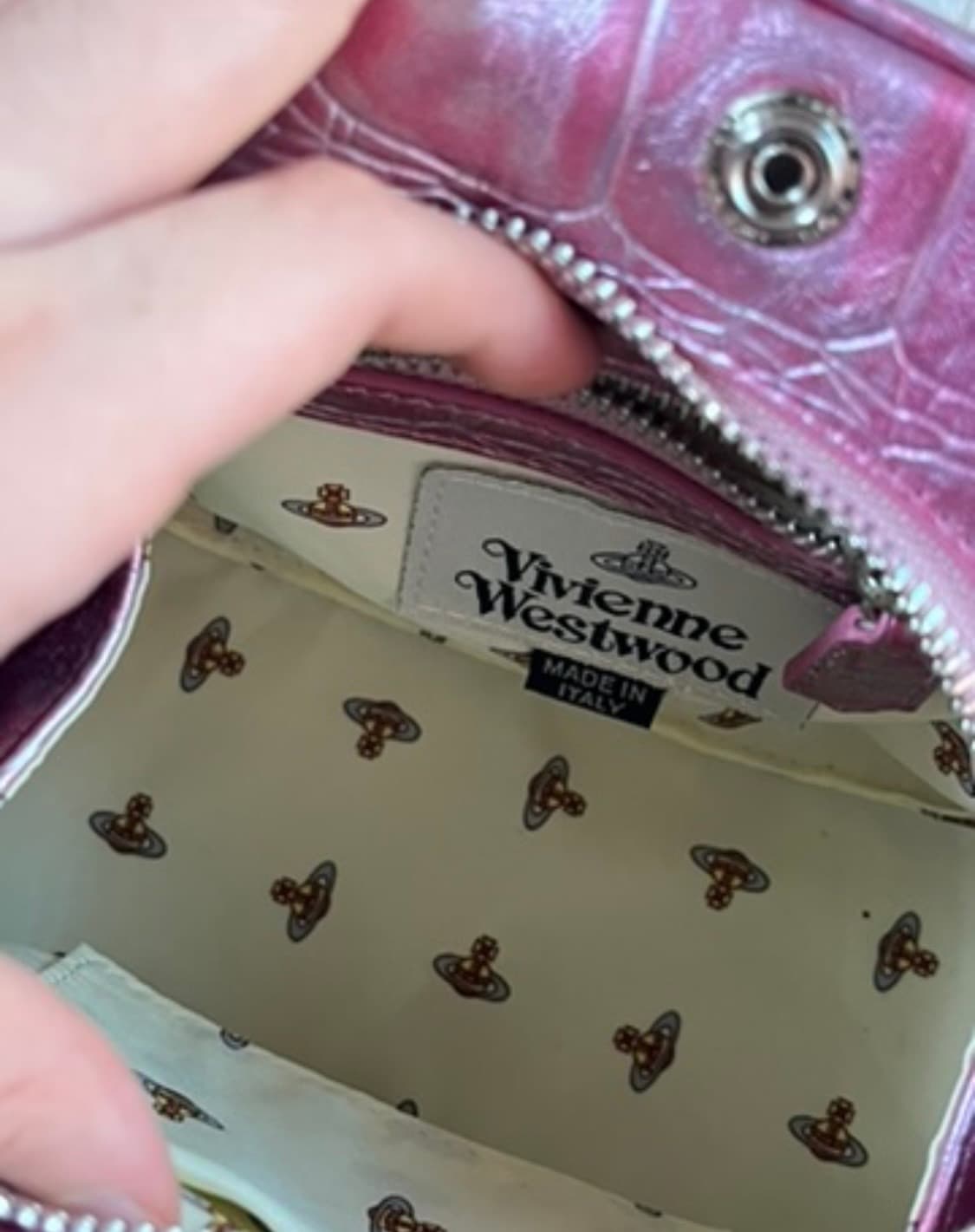 비비안웨스트우드 야스민 아카이브 orb 핑크 야스민 백 상품이미지10