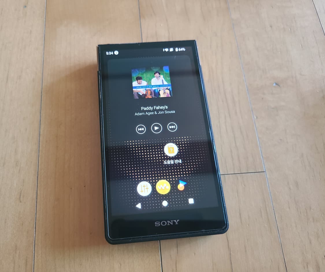 소니 DAP Sony NW-ZX707 케이스 박스 포함 상품이미지3
