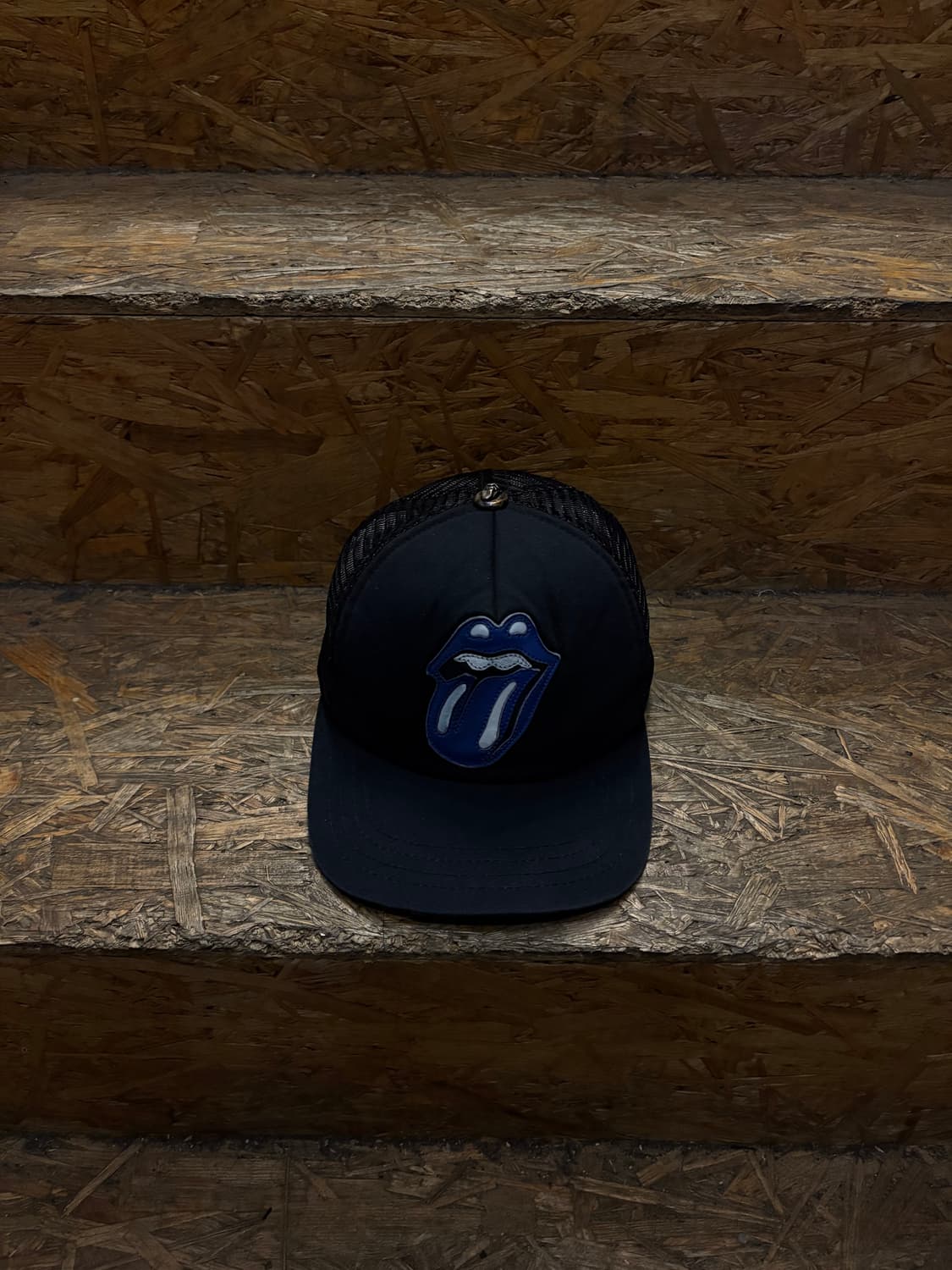 Chrome Hearts 크롬하츠 블루 롤링스톤 패치 레이어드 메쉬캡 상품이미지1