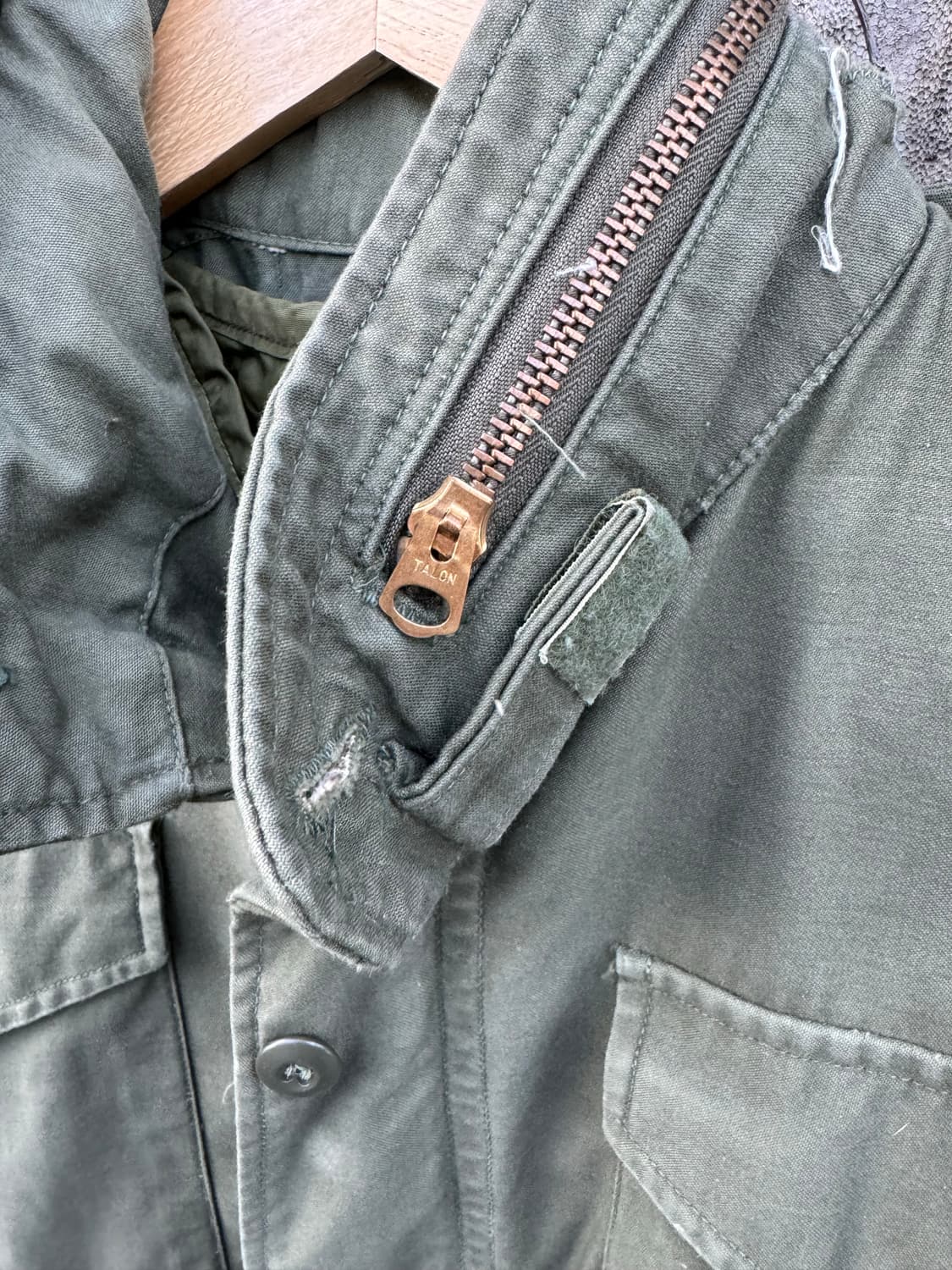 60~70s 미군 u.s.army 오리지널 m-65 필드 자켓 3세대 상품이미지6