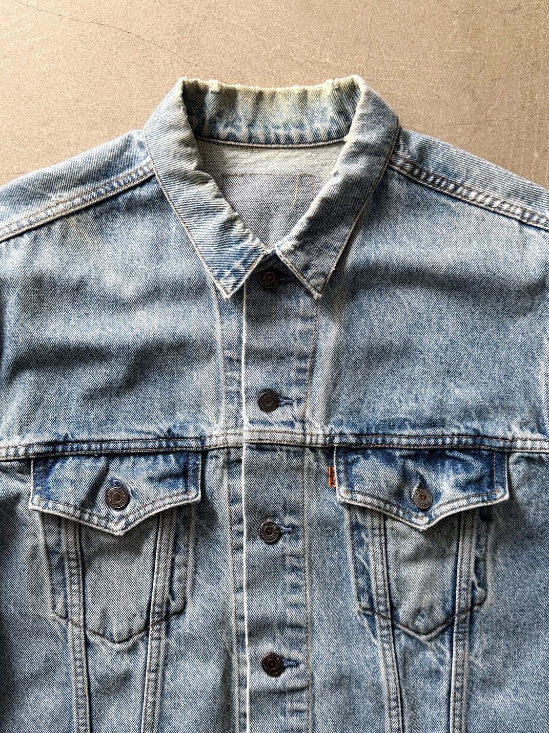 90s Levi's Orange Tab Denim Jacket 상품이미지4