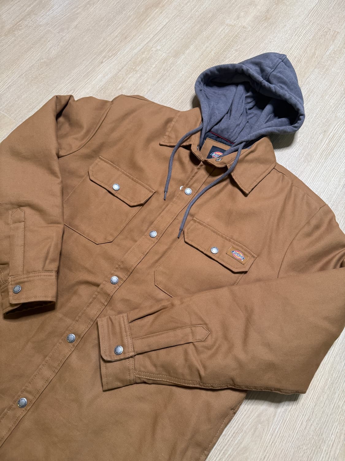 (M)디키즈 후드 워크 자켓 브라운 상품이미지2