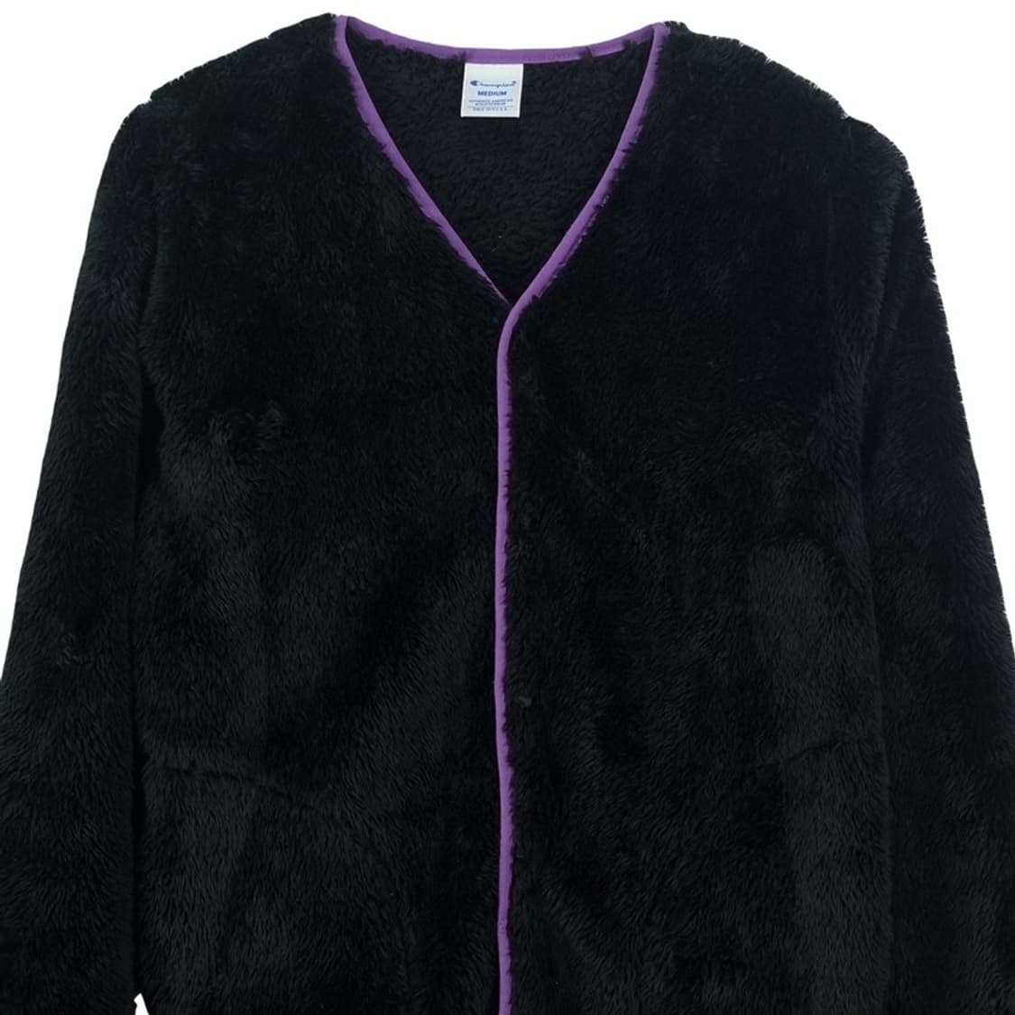 [챔피온] 재팬 카라리스 쉐르파 플리스 가디건 블랙 M18750 상품이미지4