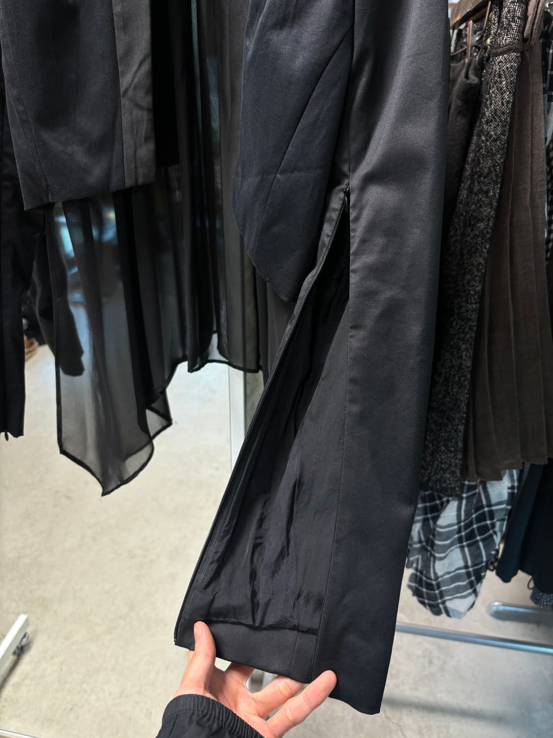 Addict noir 레이어드 크롭 자켓 상품이미지3