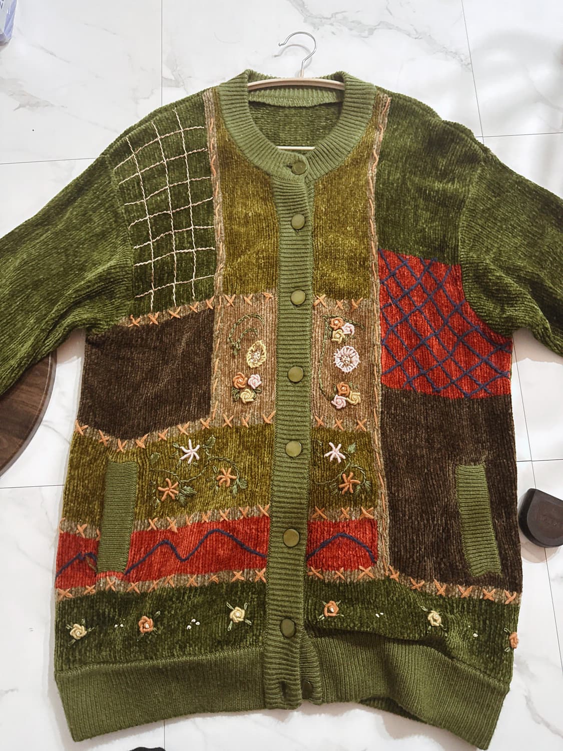 빈티지 자수 가디건 상품이미지1