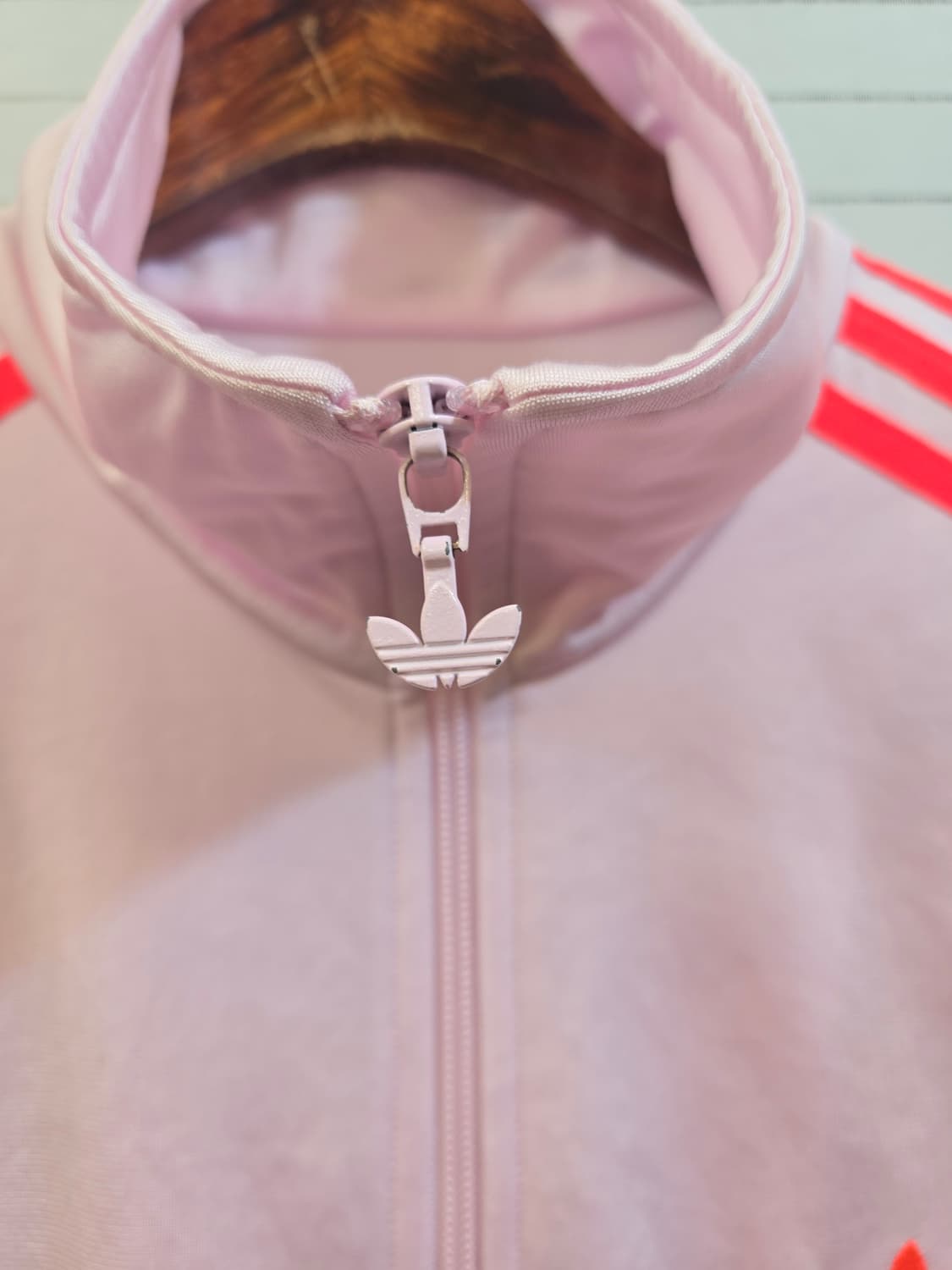 아디다스 핑크 야광오렌지  대대장 트랙자켓 상품이미지2