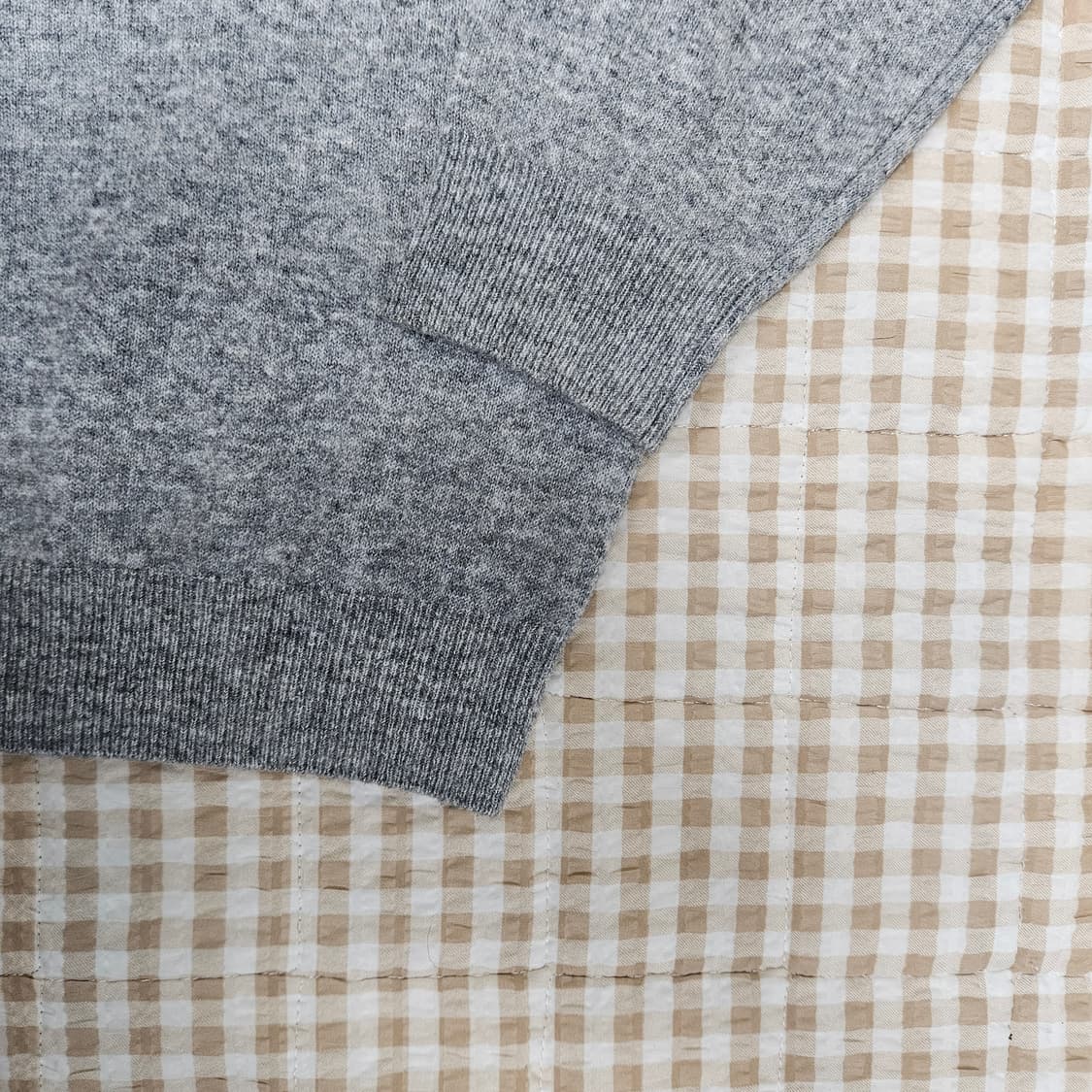 LAINE 울 니트 카라티 남자100 상품이미지4