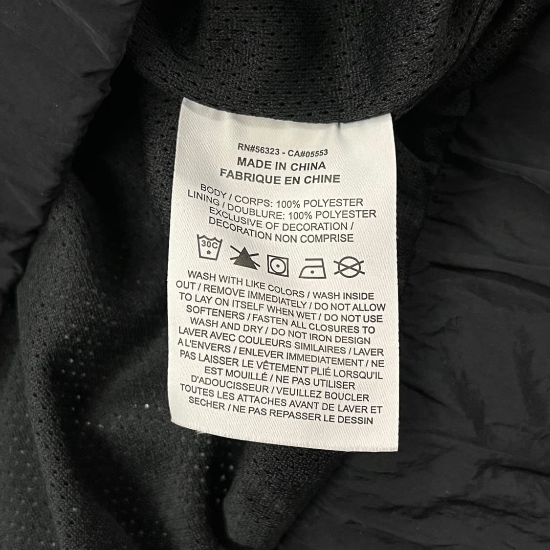 [정품/L] 나이키 스우시 블랙 아노락 바람막이 후드티 b8 상품이미지6