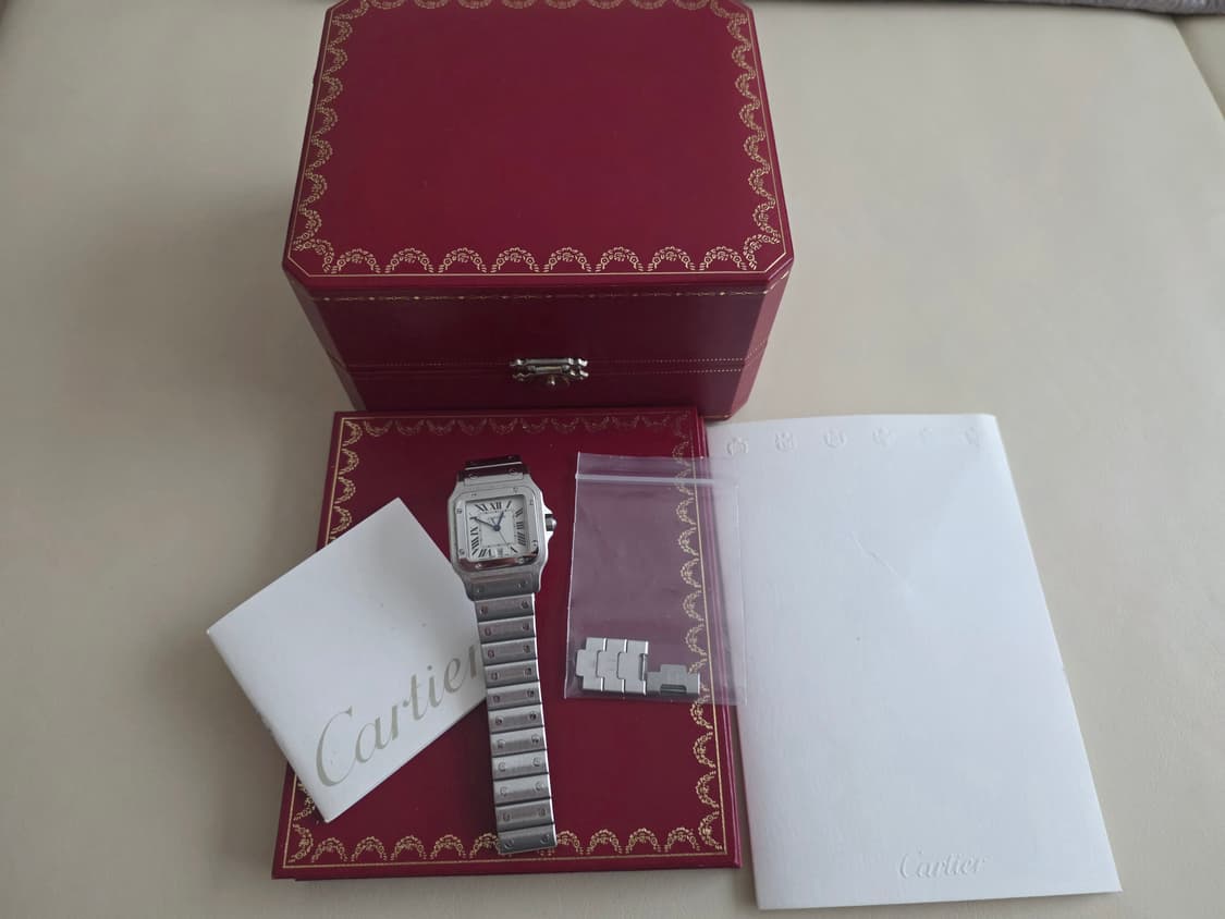 까르띠에 산토스 갈베 lm 쿼츠 풀박스 상품이미지1