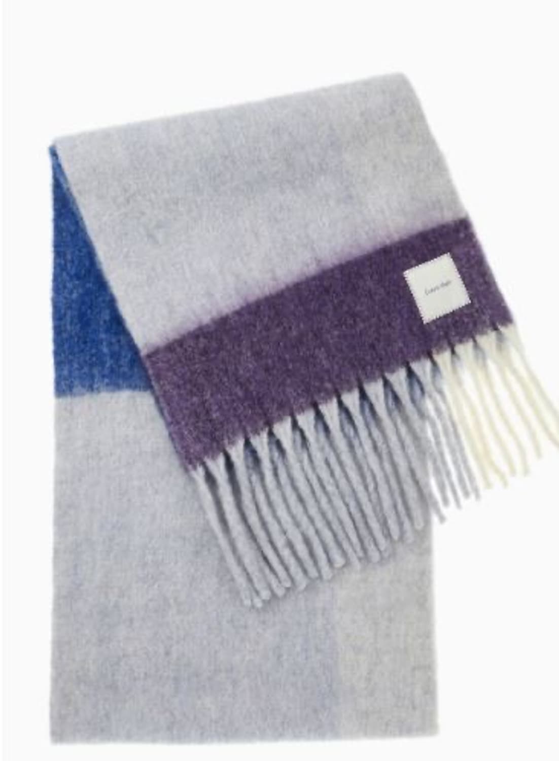 켈빈클라인 배색 체크 머플러 25fw 상품이미지1