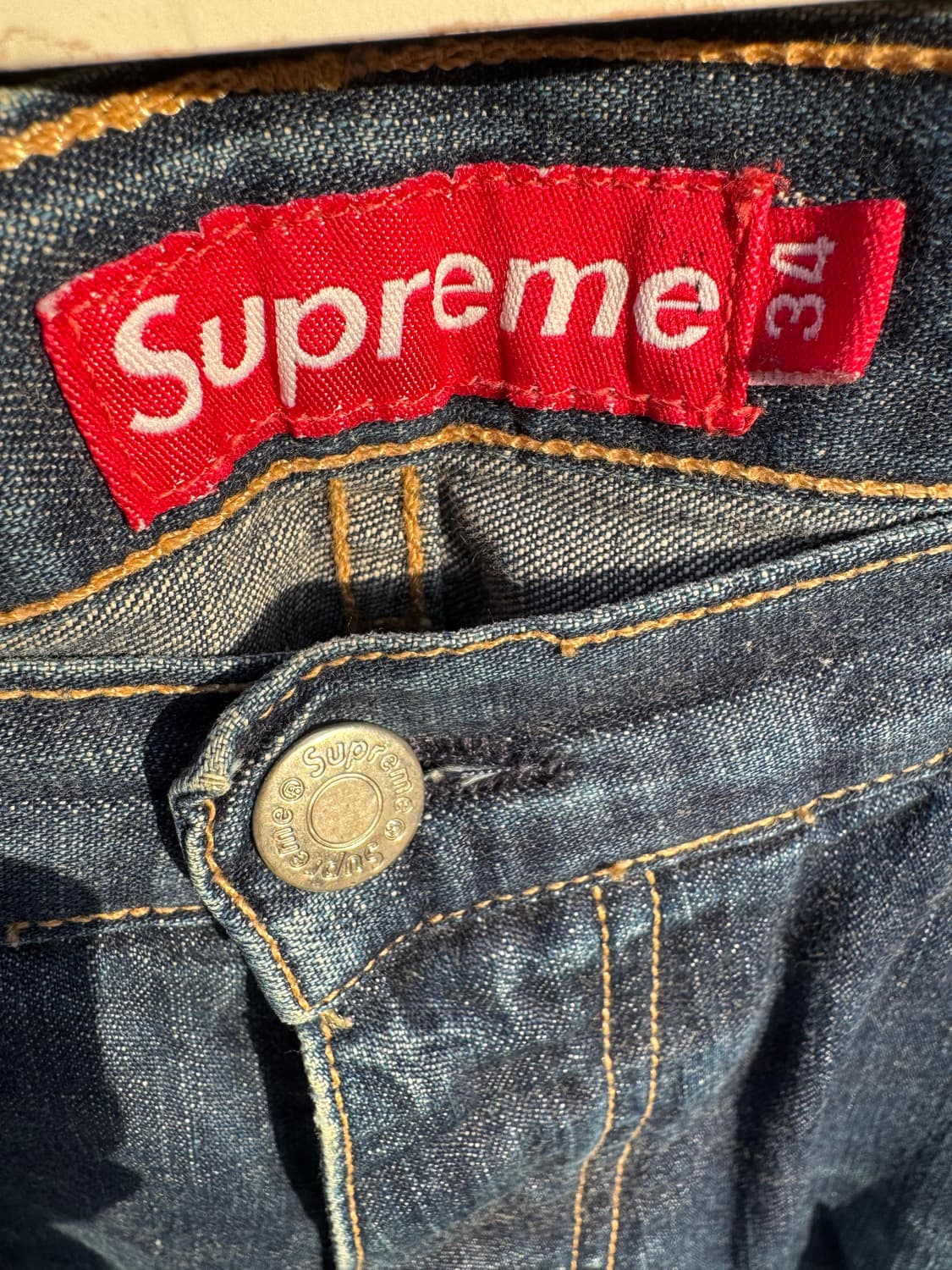 90s 슈프림 셀비지 데님팬츠 상품이미지4