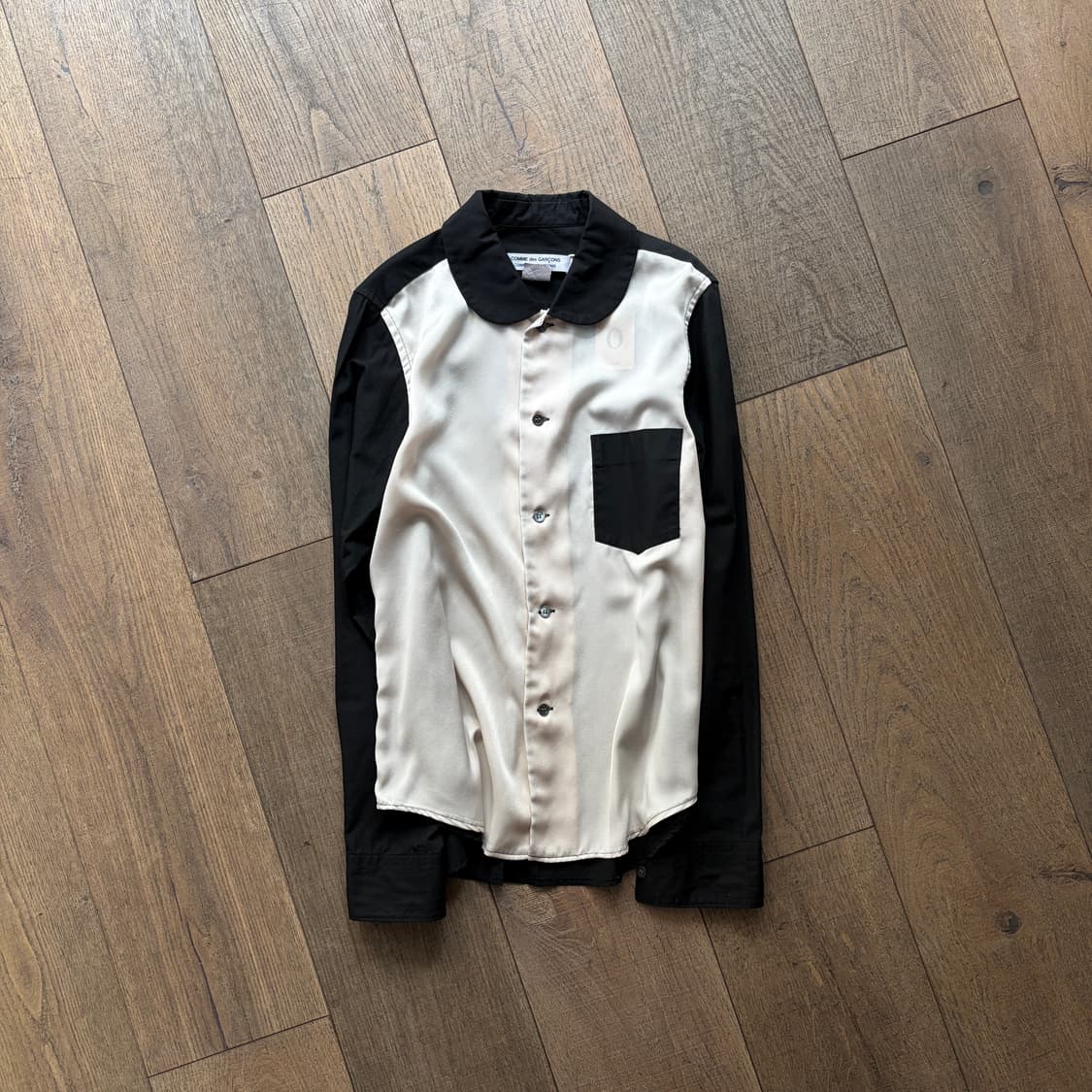 Docking Round Collar Blouse 상품이미지1