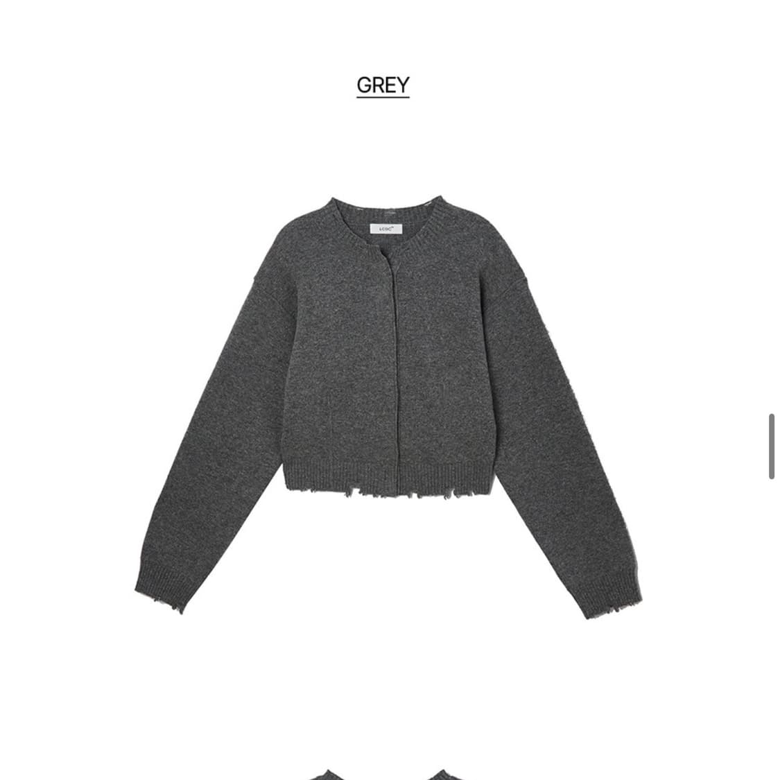 Lcdc 그레이 가디건 정가299,900원 단종 상품 상품이미지4