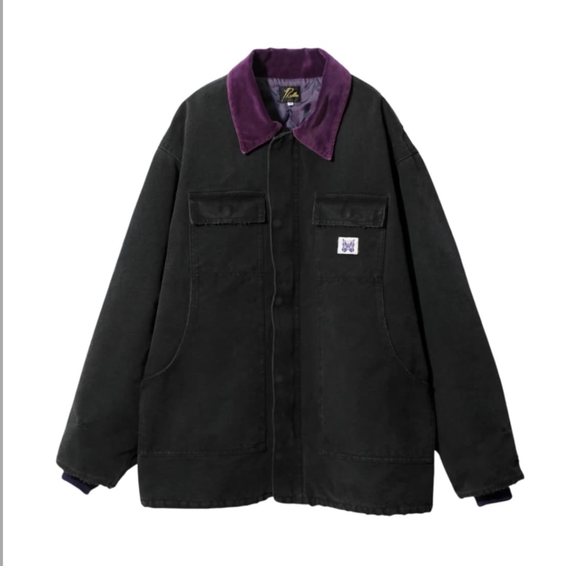 [XL][110] 니들스 16oz 코튼 캔버스 럼버잭 코트 블랙 상품이미지10