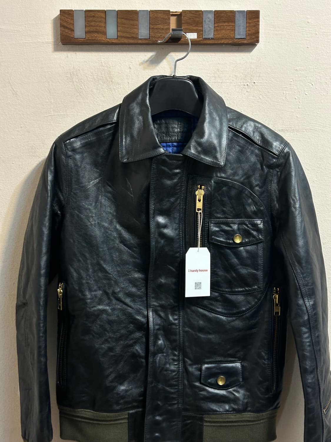 유즈드 레더 플라이트 자켓 상품이미지2