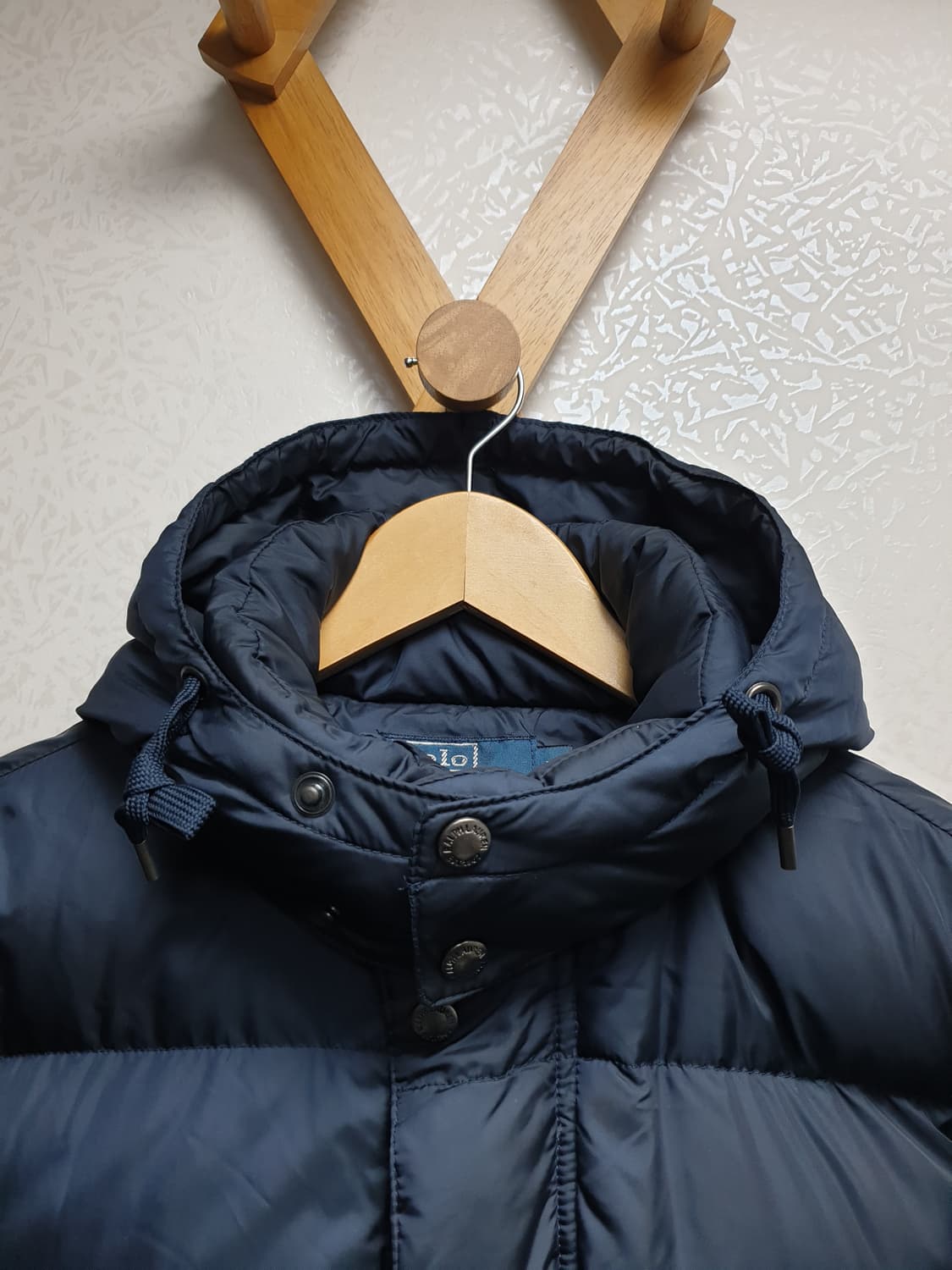 [m/95~100] 폴로 푸퍼 후드패딩 네이비 상품이미지5