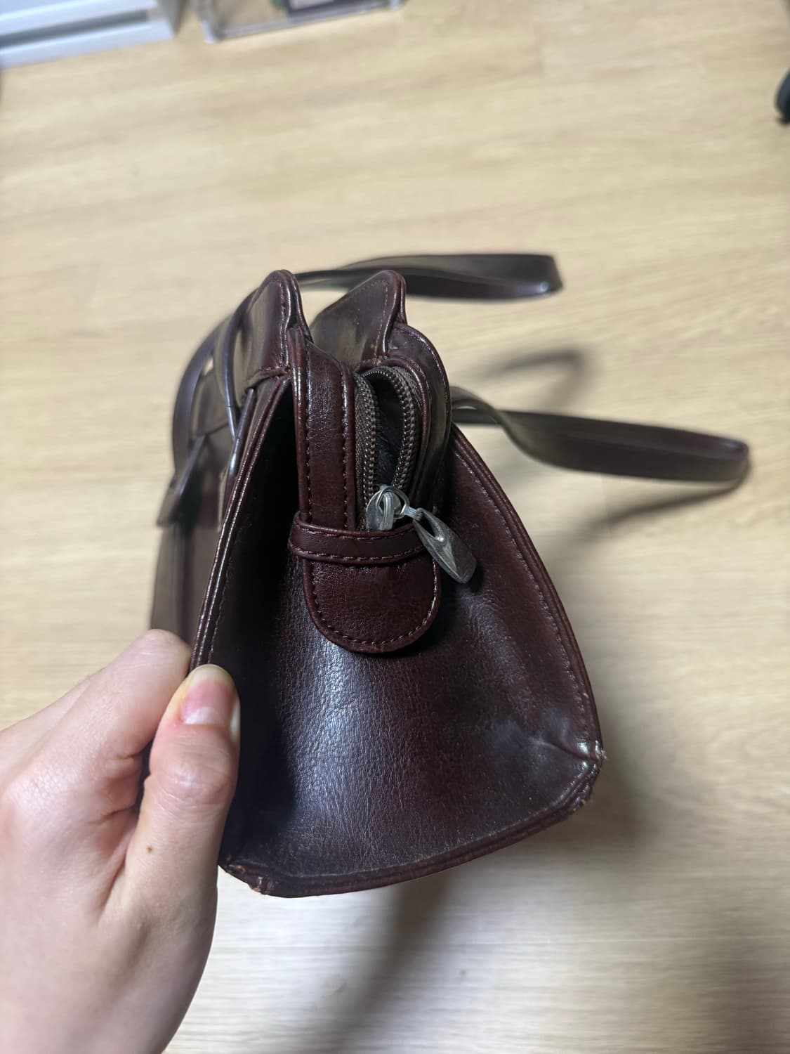 (반택포) 빈티지 브라운 숄더백 상품이미지7