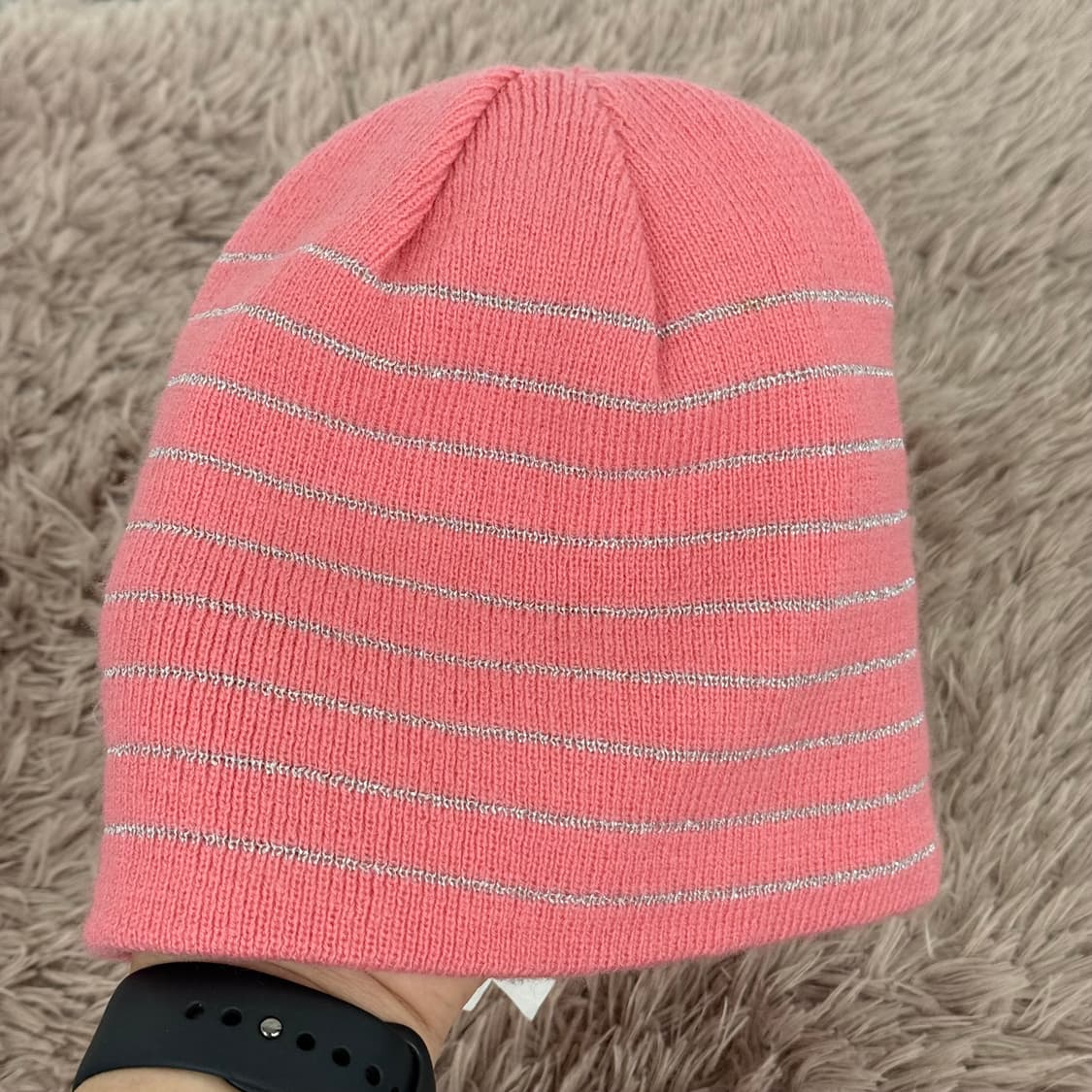 Gerry Girl's Pink Silver Striped Acrylic 상품이미지3