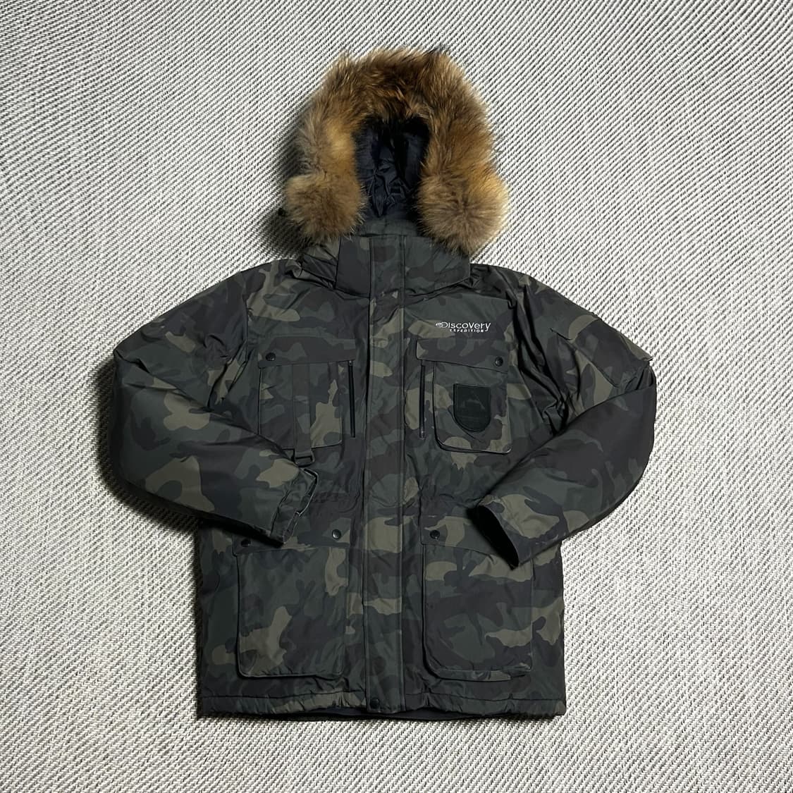 [XL] Discovery 디스커버리 밀포드 카모 다운 패딩 점퍼 상품이미지1