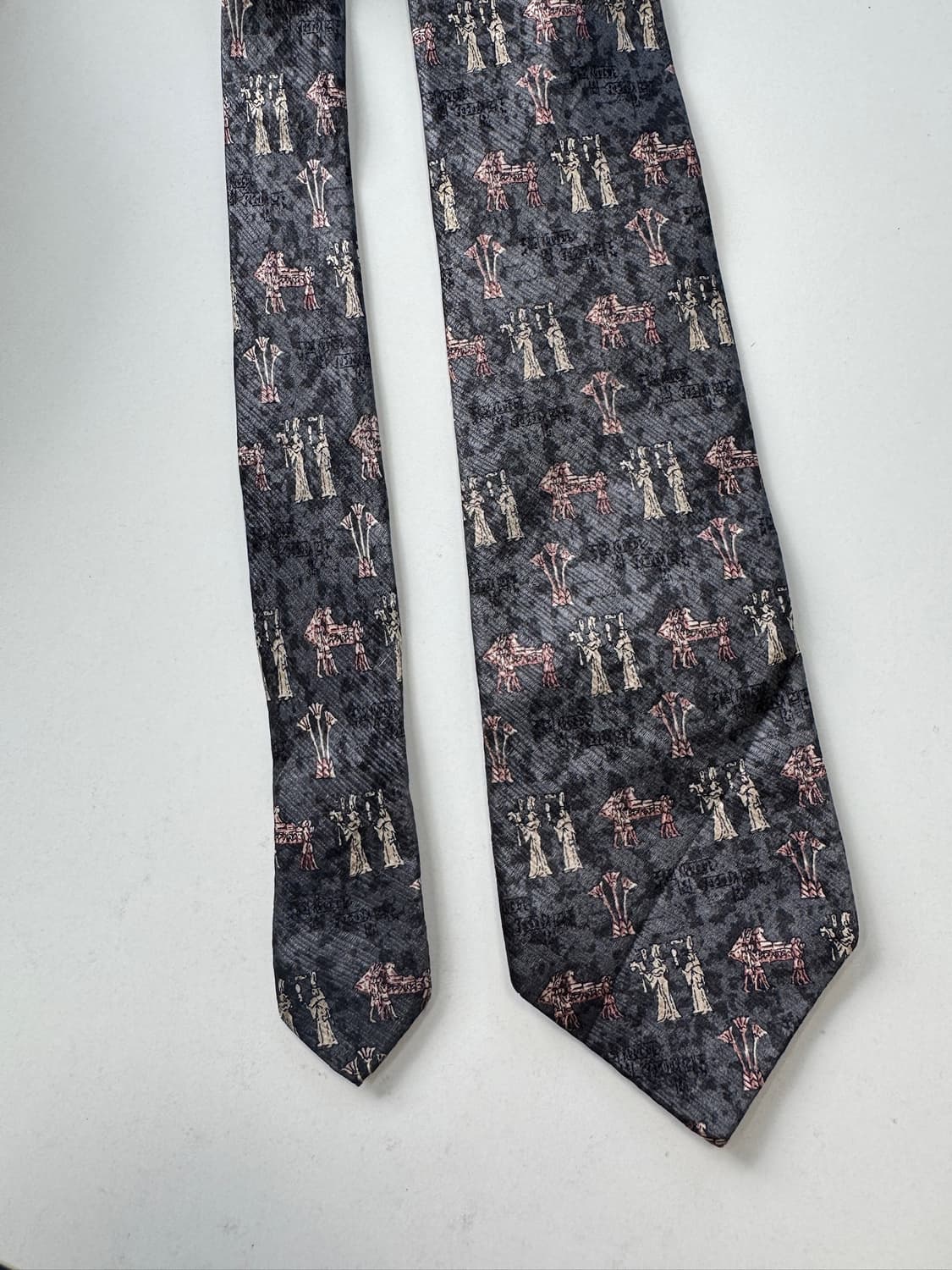 빈티지 실크 넥타이 8.7cm 상품이미지4