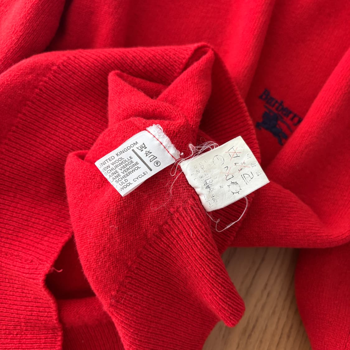  ▫️80's Burberrys Wool Knit 상품이미지7