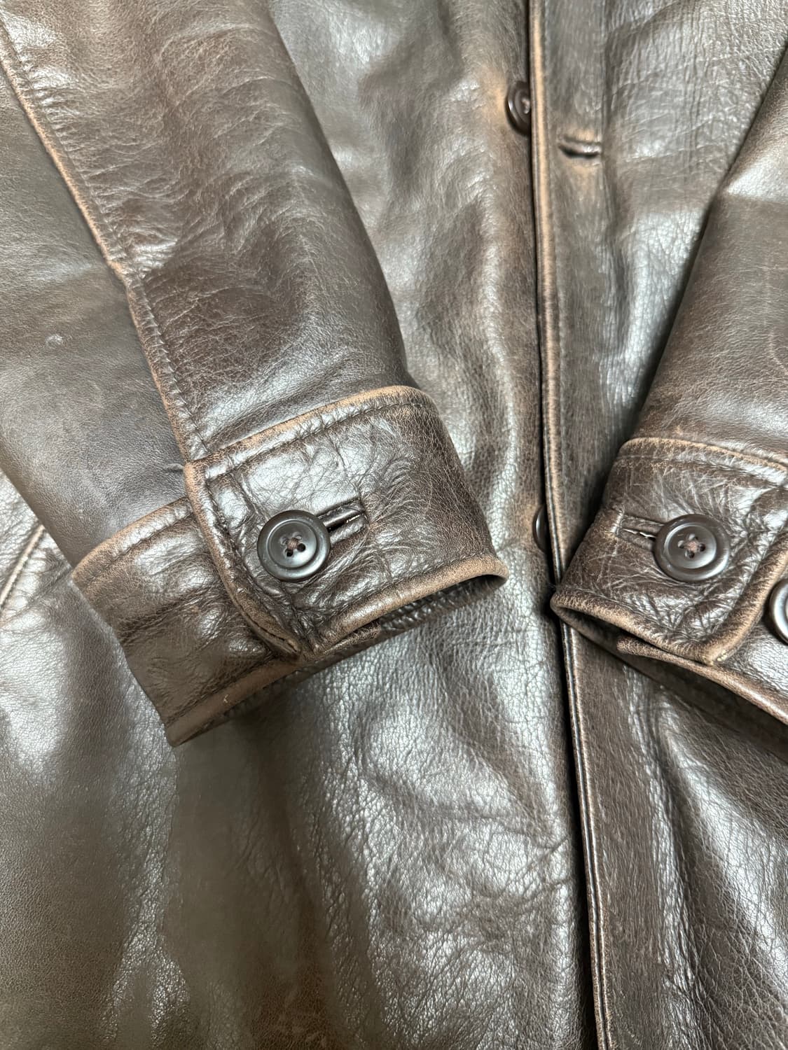 Gap 브라운 가죽 자켓 상품이미지3