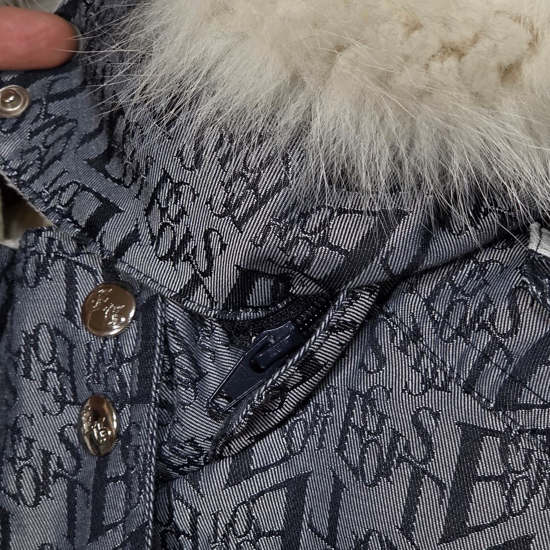 에고이스트 모노그램 갸루 퍼 후드 패딩 점퍼 상품이미지4