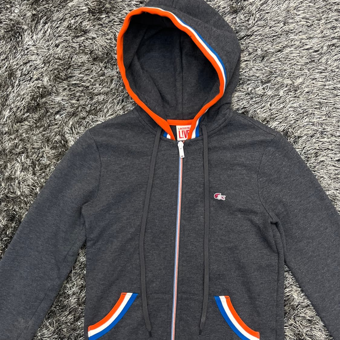 라코스테 여성 후드집업 (XS) 상품이미지2