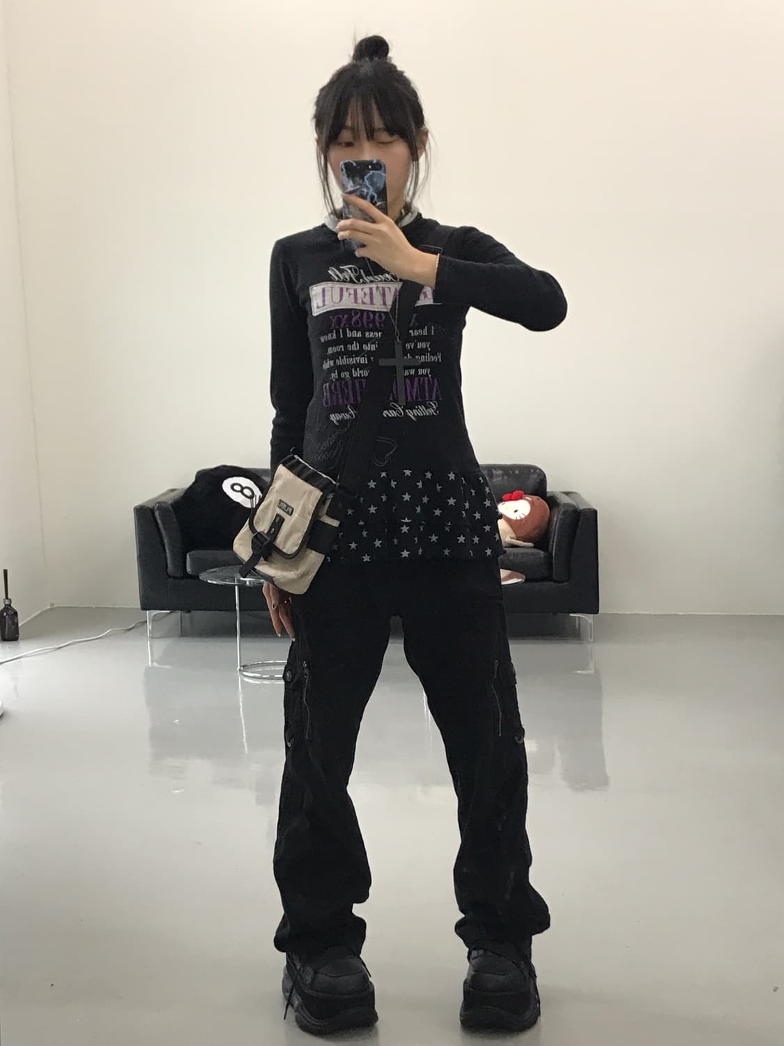 Jpn Y2k Star Graphic Mini Onepiece 상품이미지2