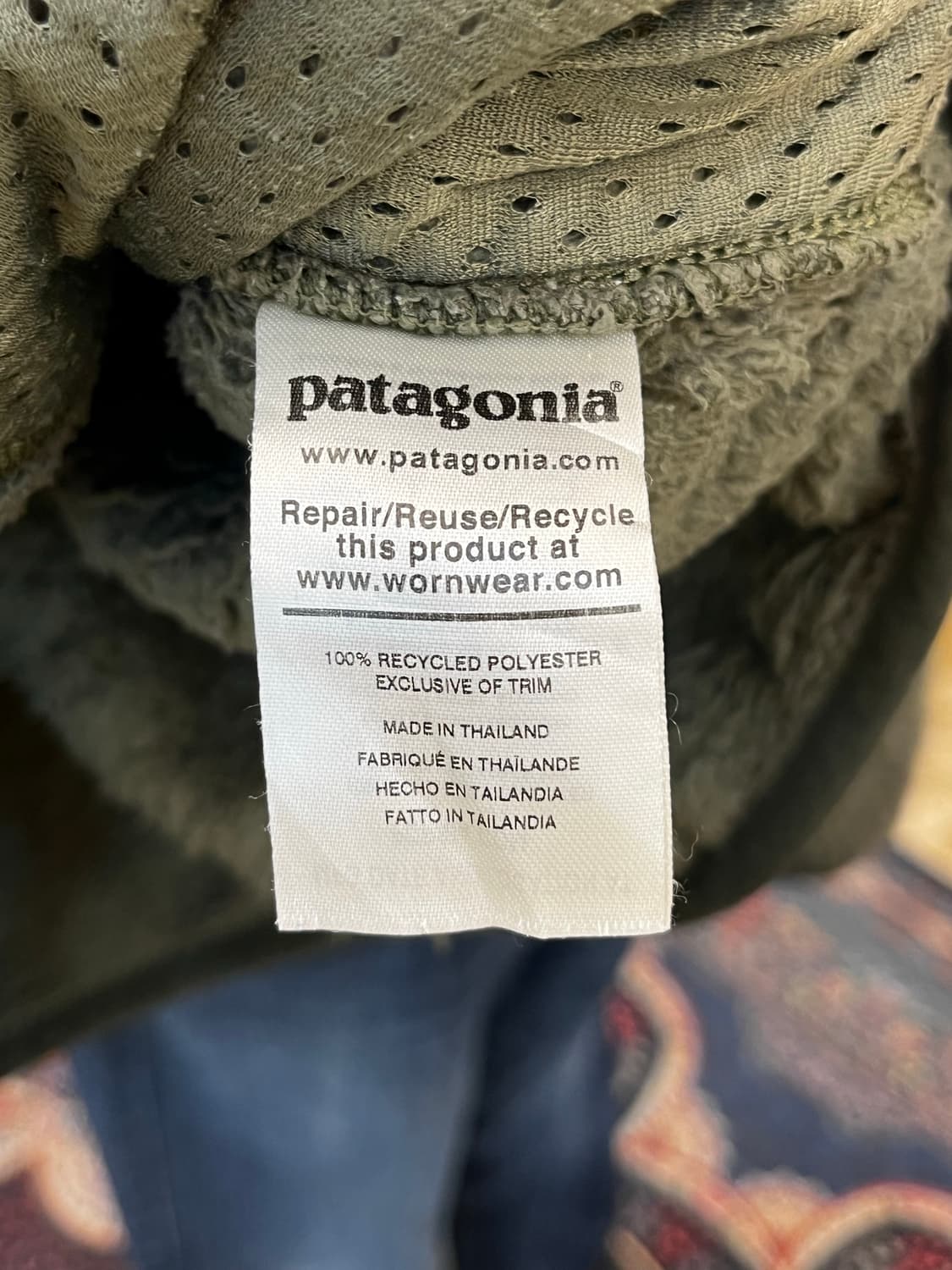 파타고니아 로스 가투스 플리스 크루넥 카키 상품이미지8