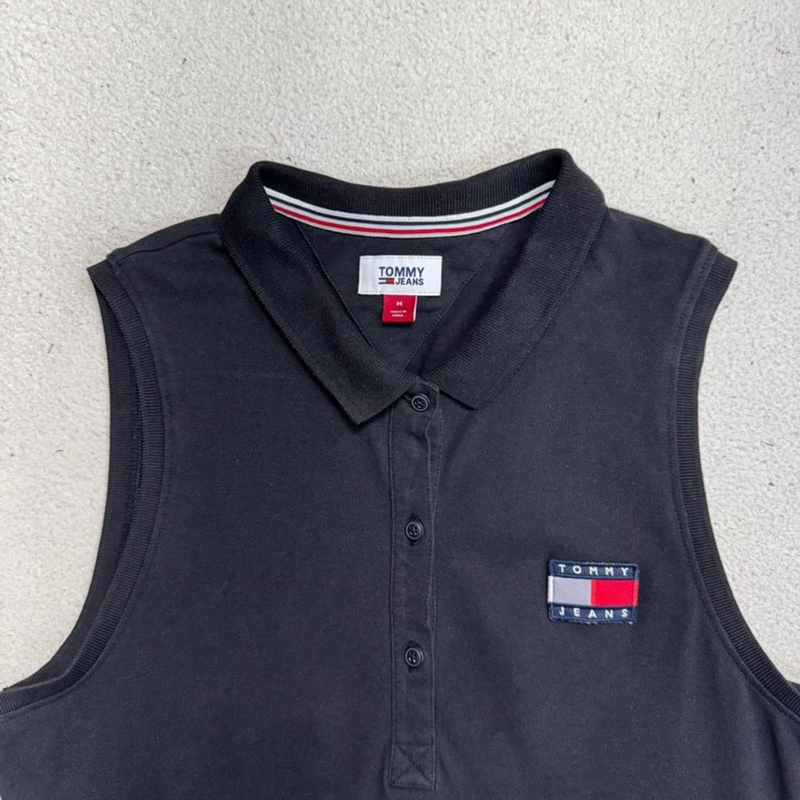TOMMY JEANS 민소매 원피스 블랙 M 상품이미지3